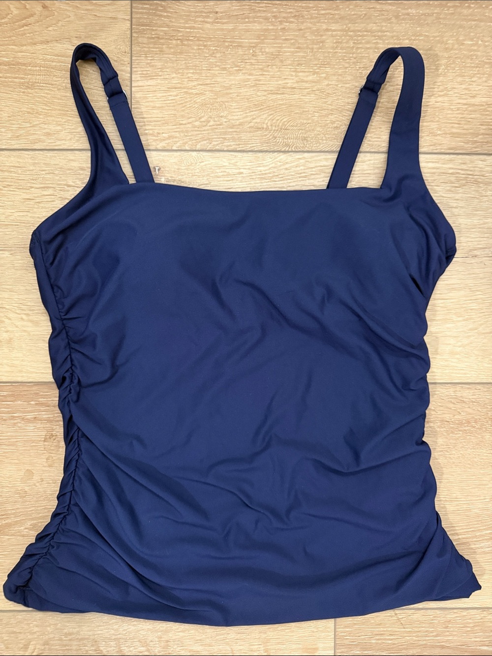 Athleta Square Neck Bra Cup Tankini *Navy